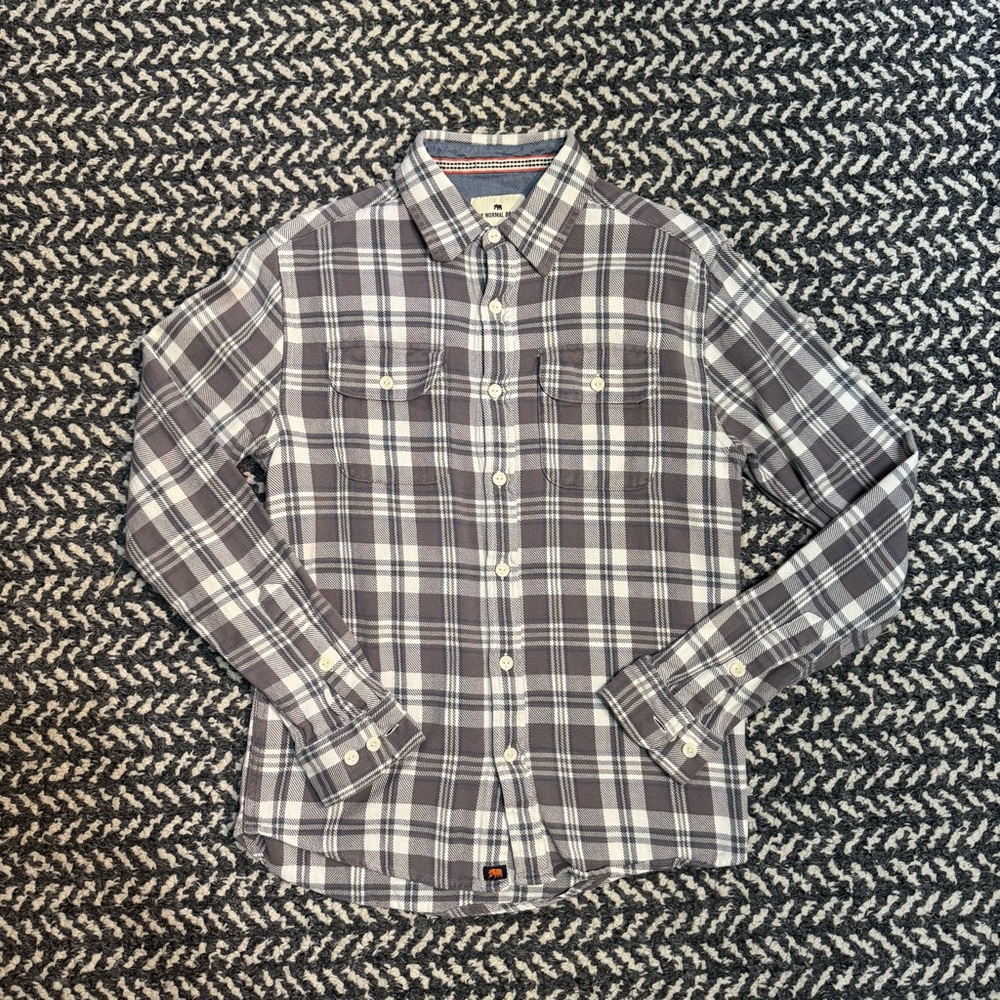 The Normal Brand Mountain Overshirt in Blue Haze